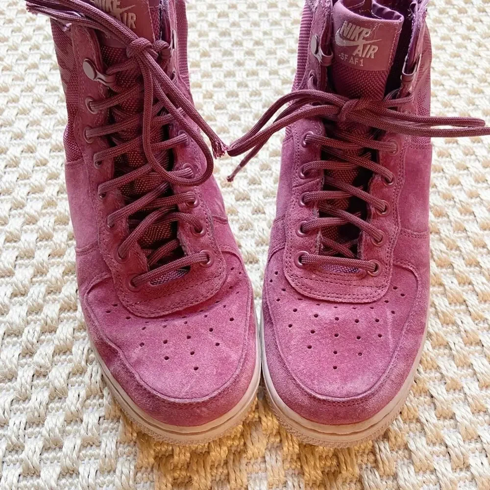 Nike Womens SF Air Force 1 FIF Vintage Wine size 8 - Picture 3 of 8